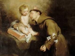Imagen: San Antonio de Padua y el Niño Jesús