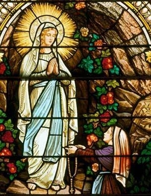 Vitral - Nuestra Señora de Lourdes