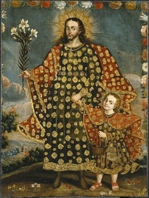 San José y el Niño Jesús