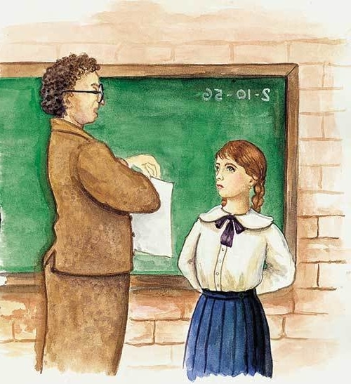 Profesor y alumno en el aula